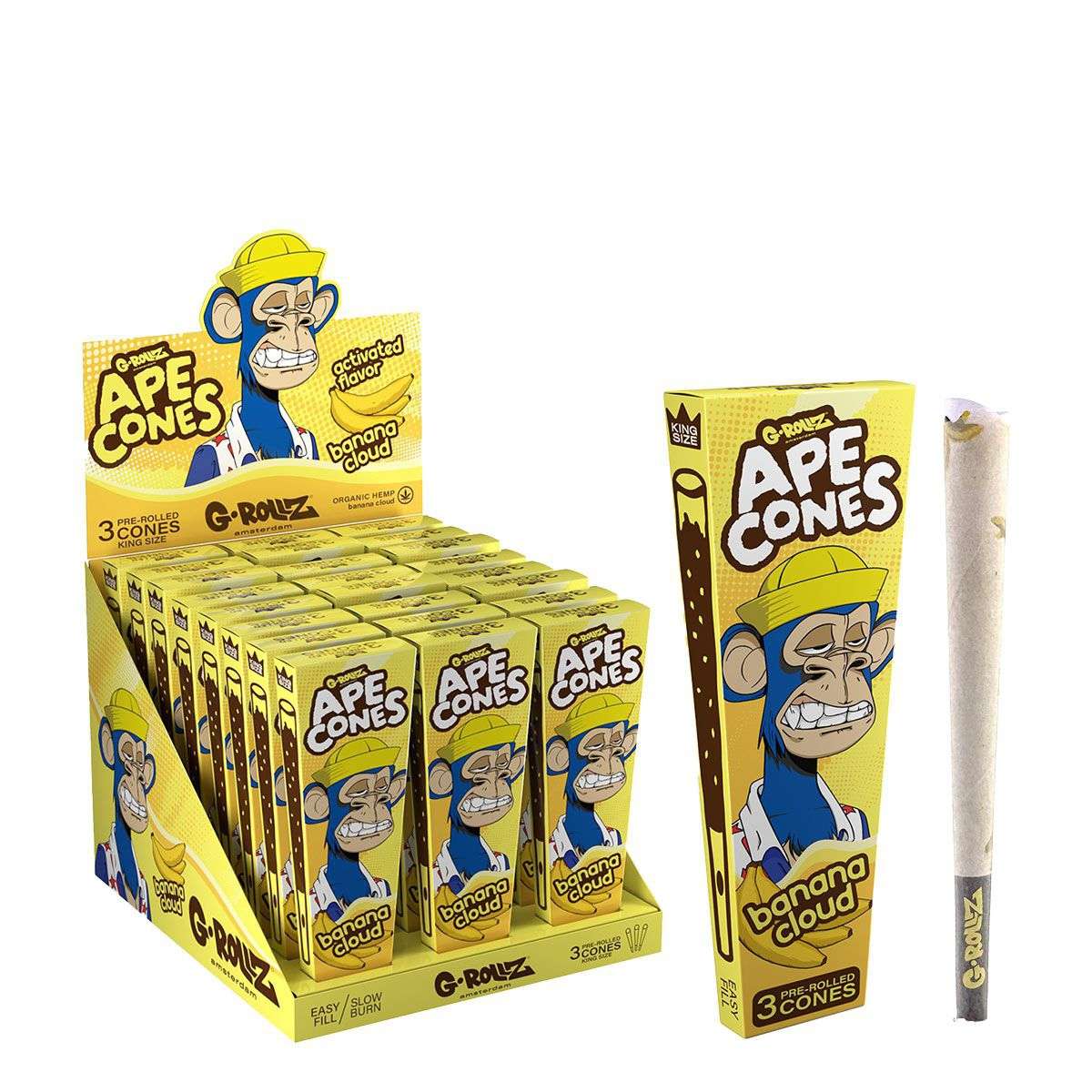 G-RollzBanana Cloud3 Pop Cones