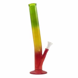 BONG CRISTAL RASTA 35 CM Y 40 MM