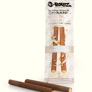 BLUNT ORGANIC HEMP WRAPS 2 PRE-ROLLED G.ROLLZ (WHITE CHOCOLATE)
